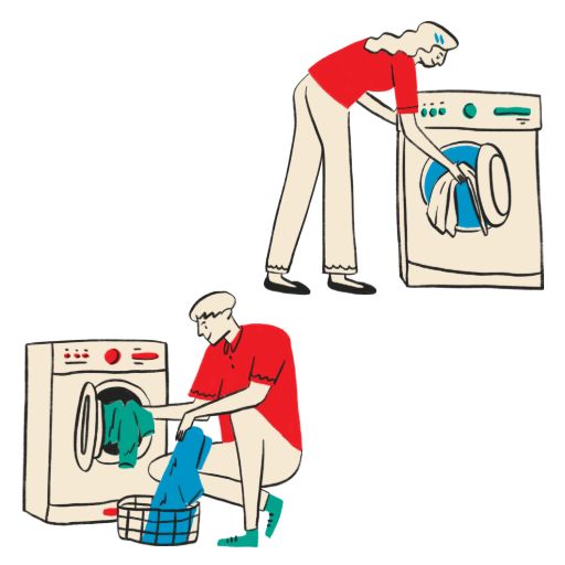 Washing instructions for cloth diapers.