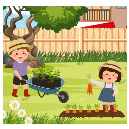 Wie man Kindern durch Gartenarbeit Verantwortungsbewusstsein und Geduld beibringt