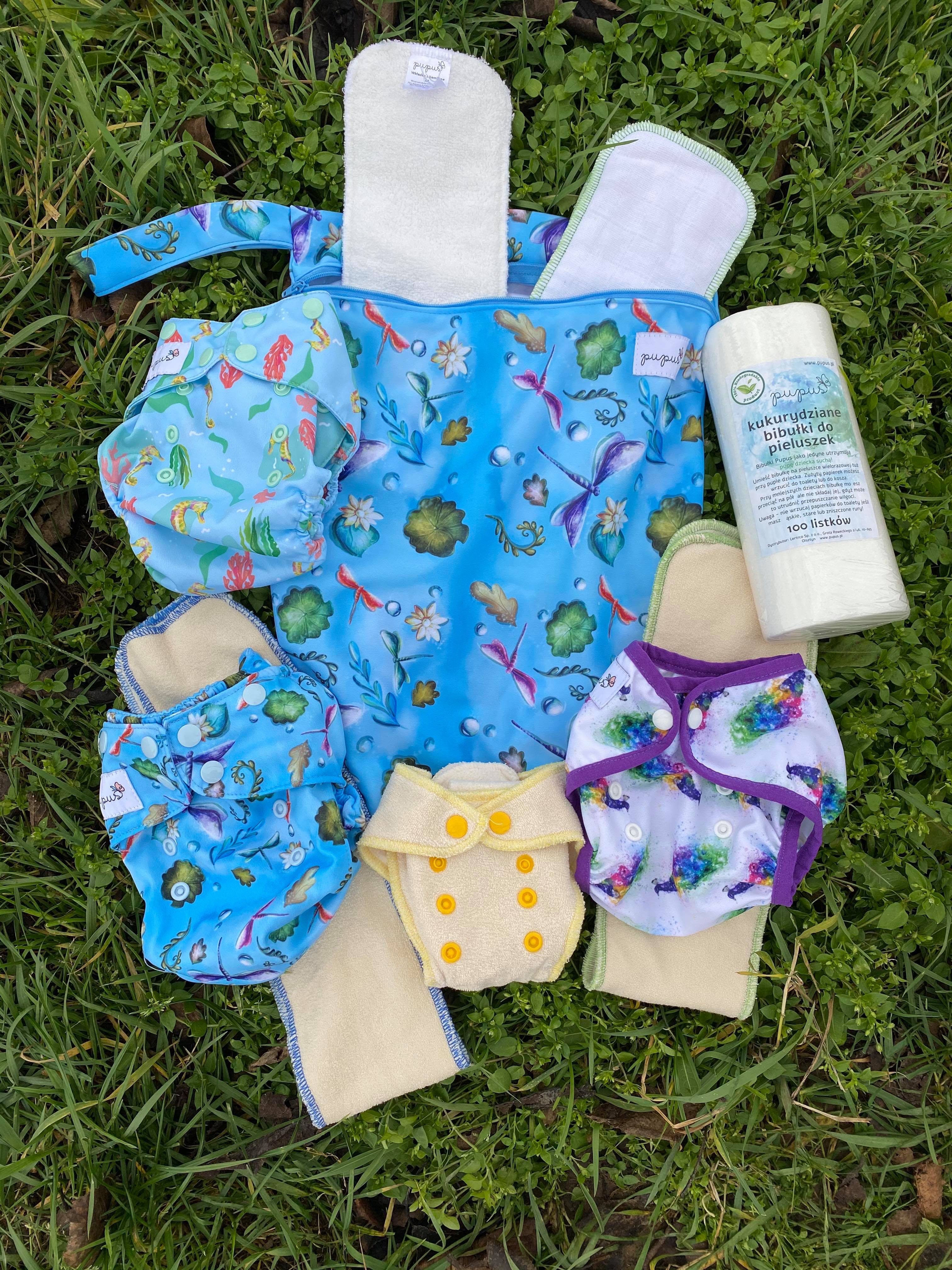 Wie funktionieren die Einlagen „Dry Bum”/„trockene Windel” und die Maispapier-Einlagen?