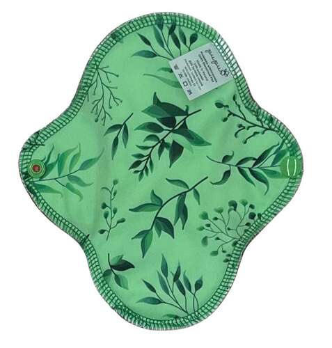 SMALL S Cloth Menstrual Pad - I feel green