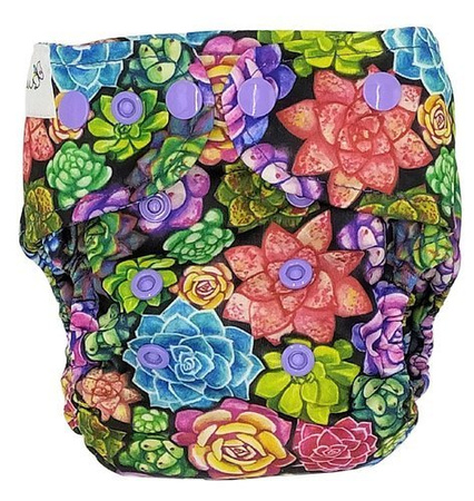 Windel mit Tasche MINI OS 4-11kg Sukkulenten