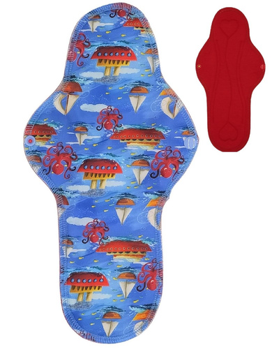 NIGHT Cloth Menstrual Pad - BOATS