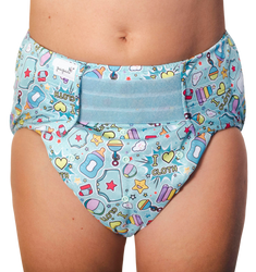 Reusable diaper for adults with insert - DJ BOBO