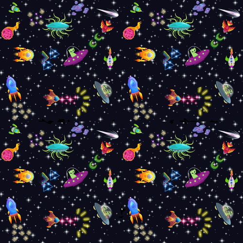 Kleine S Stoffbinde - WELTRAUM