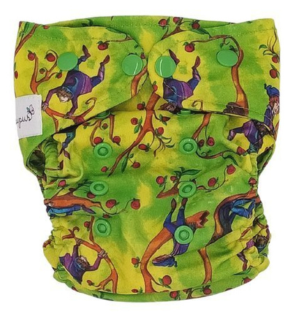 Diaper cover, one-row snaps OS 6-15kg DWARFS