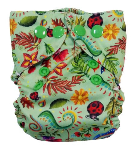 Newborn Pocket Diaper 3-7kg - Flowers