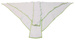 Flat Cloth diaper ORIGAMI 2 sizes