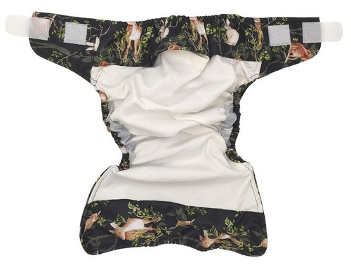 Pocket diaper NIGHT IN THE FOREST 5-15kg - velcro