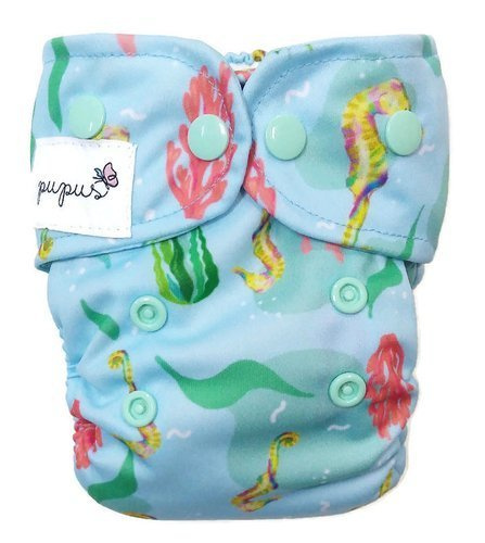 AIO (all in one) Diaper Mini OS 5-11kg - Seahorse