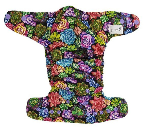 Taschenwindeln, einreihige Druckknöpfe, OS SUCCULENTS