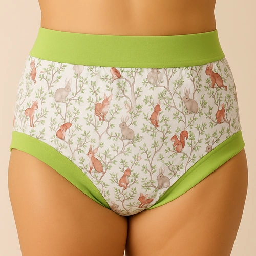 Waterproof Diaper Cover Shorts DAY IN THE FOREST