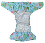 Taschenwindeln, Doppelreihe Druckknöpfe, One Size, SEEPFERDCHEN