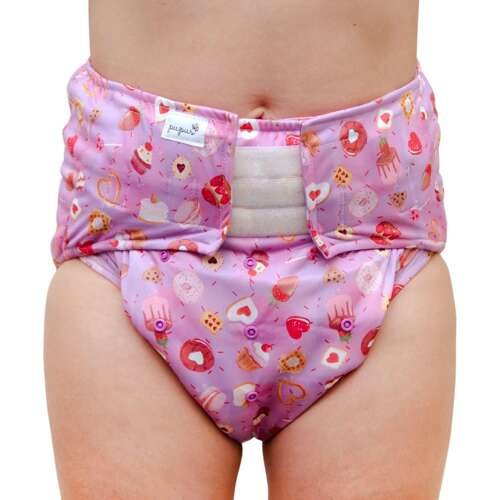 Reusable diaper for adults with insert - SWEETS