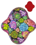 SMALL S Cloth Menstrual Pad - SUCCULENTS