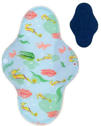 LARGE L Cloth Menstrual Pad - SEAHORSE