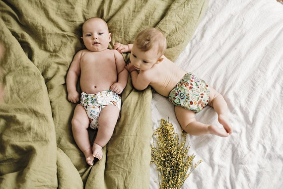 Pocket diaper FLOWERS