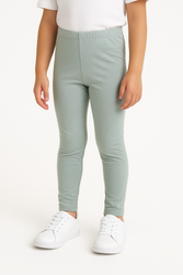 Long Leggings for Kids - Sage Mint