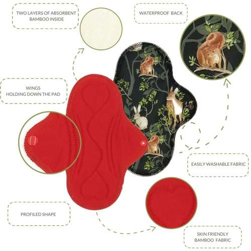 NIGHT Cloth Menstrual Pad - BREASFEEDING