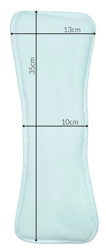 Reusable Hygienic Absorbent Insert for Women - Hourglass shape