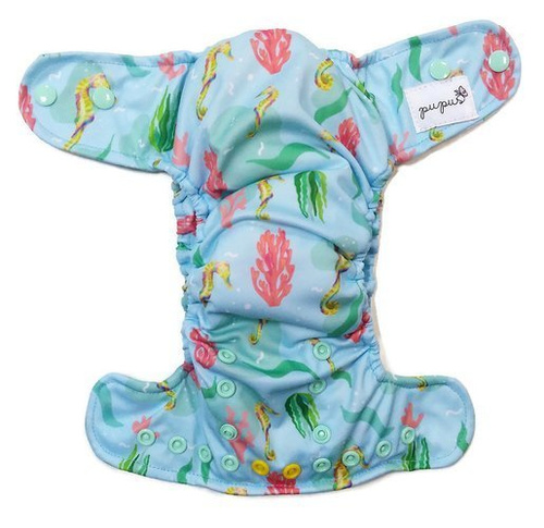 AIO (all in one) Diaper Mini OS 5-11kg - Seahorse