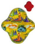 SMALL S Cloth Menstrual Pad - DRAGONS