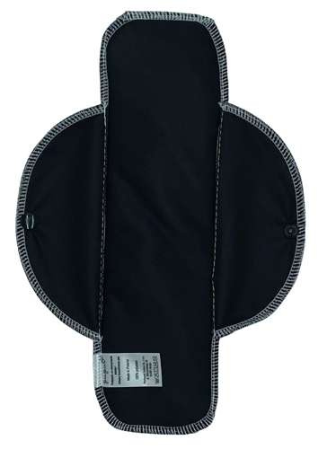 Wiederverwendbare hygienische Saugeinlage für Frauen - Schwarz