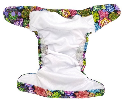 Taschenwindeln, einreihige Druckknöpfe, OS SUCCULENTS