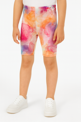 Short Leggings for Kids - Aquarelle