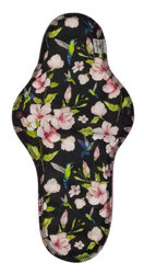 NIGHT Cloth Menstrual Pad - HUMMINGBIRDS