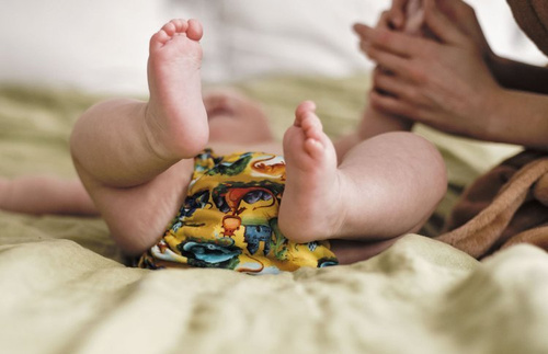 Taschenwindeln, einreihige Druckknöpfe, MINI OS 4-11kg DRACHEN