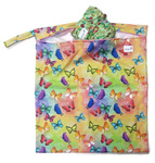 LARGE Waterproof Diaper Bag BUTTERFLIES 50x55cm