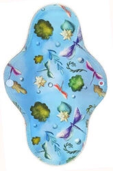 GROẞE L Stoffbinde für Damen - Libelle