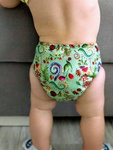 Diaper cover FLOWERS