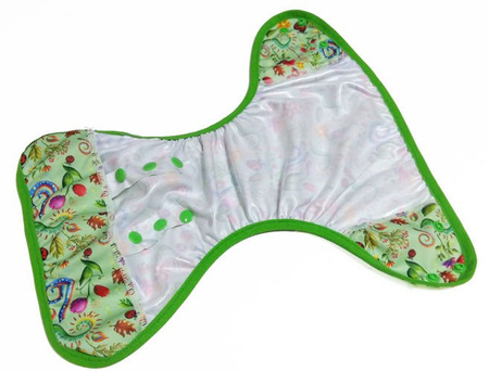 Diaper Cover with elastic piping - FLOWERS XL 10-20kg