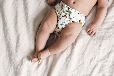 Pocket diaper IN THE GRASS  5-15kg - cotton inside
