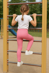 Long Leggings for Kids - Rose Bloom