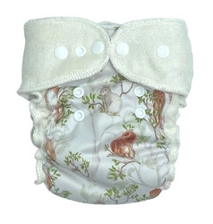 Fitted diaper with PUL & EVO 8-14kg "Day in the forest"