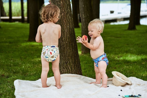 Diaper Cover with elastic piping - BUGS OS 7-16kg