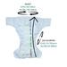 Reusable diaper for adults with insert - ANCHORS