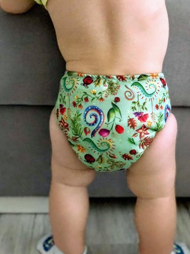 Pocket diaper FLOWERS