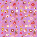 GROßE L Stoffbinde - SÜßIGKEITEN