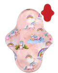 MEDIUM M Cloth Menstrual Pad - Unicorns