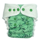 Fitted diaper with PUL & EVO 12-19 kg "I feel green"