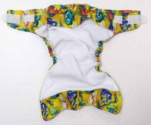 Pocket diaper DRAGONS 5-15kg - velcro