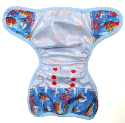 Diaper Cover with elastic piping - BOATS OS 7-16kg