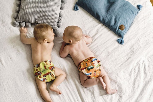 Taschenwindeln, Doppelreihe Druckknöpfe, One Size, Feuerwehrmann