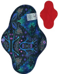 LARGE L Cloth Menstrual Pad - NEON SPLASH