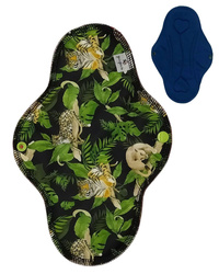 LARGE L Cloth Menstrual Pad - WILD CATS