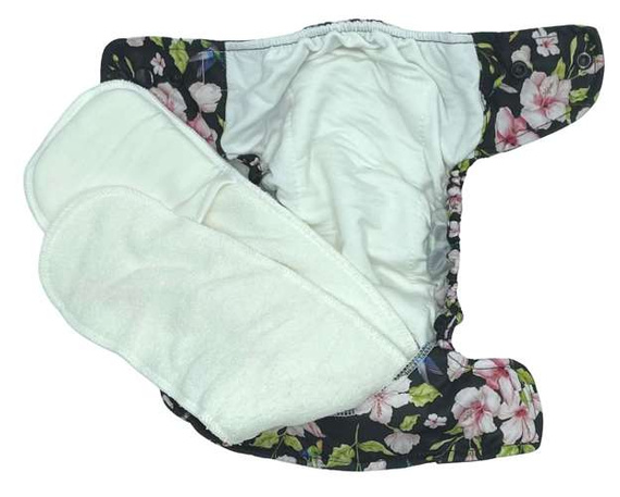 AIO (all in one) Diaper Mini OS 5-11kg - Hummingbirds