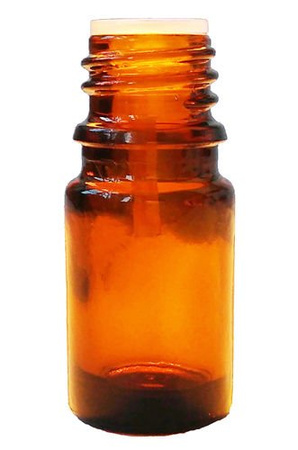 5ml - Flasche aus dunklem Glas + Tropfer + Kappe